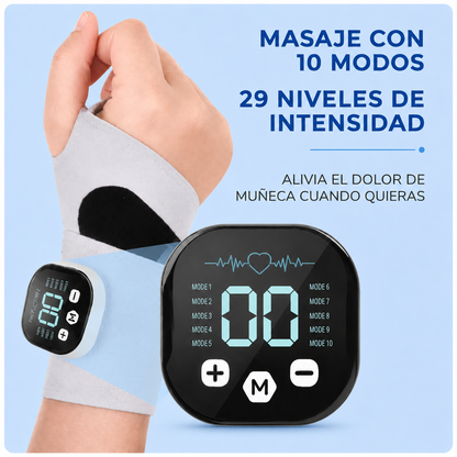 Electropulsos para manos sobrecargadas